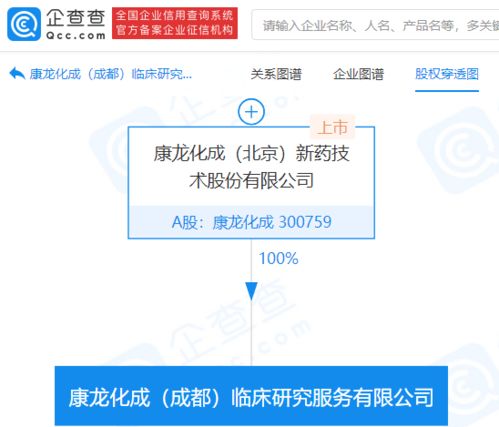 康龙化成全资设立临床研究服务公司，深耕医学研究与试验发展新赛道